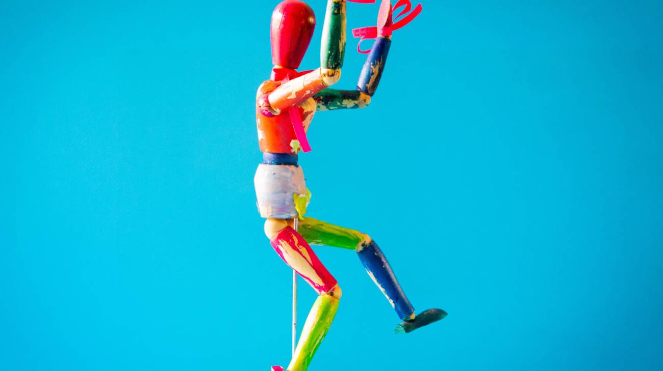 Proceso de stop motion en una película